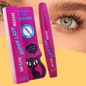 Jigott Cat`s Eye Super Lash Mascara 12g Korean Cosmetics Made in Korea K-beauty